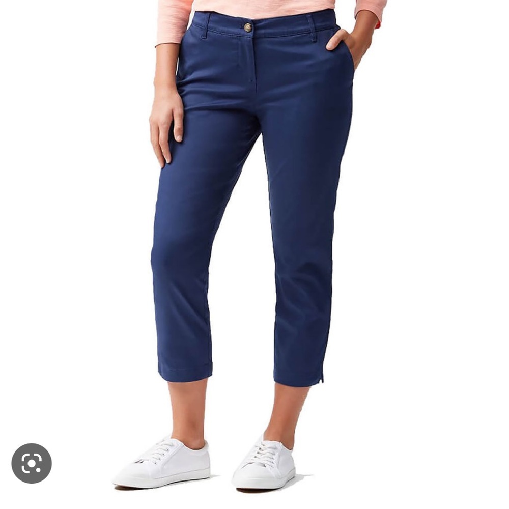 Talbots The Girlfriend Chino Navy Size 16 (566)